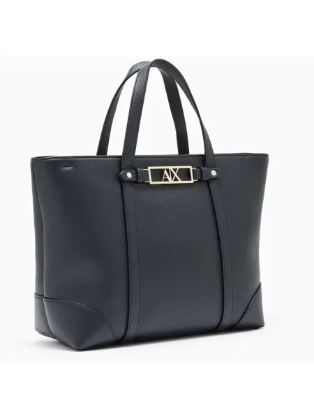 Geantă shopper Armani Exchange negru