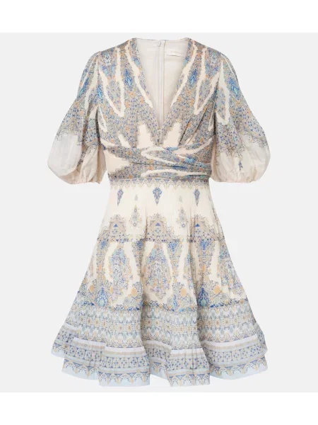Rochie Zimmermann cu model paisley plisată