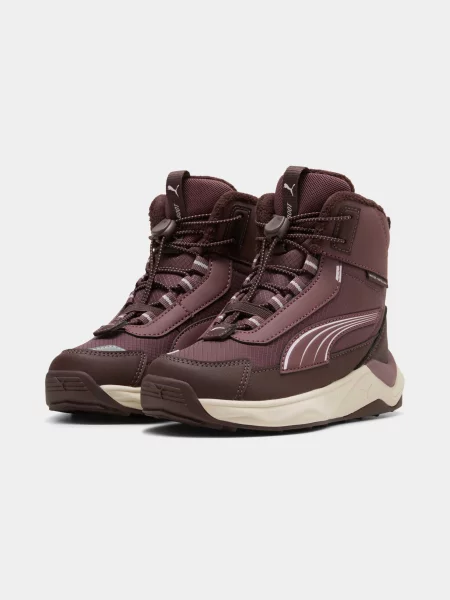Детские ботинки Puma коричневые