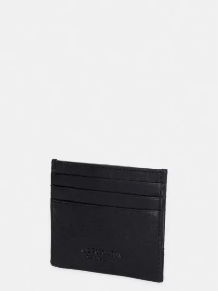 Usnjen etui za kartice U.S. Polo Assn. GORDON črna