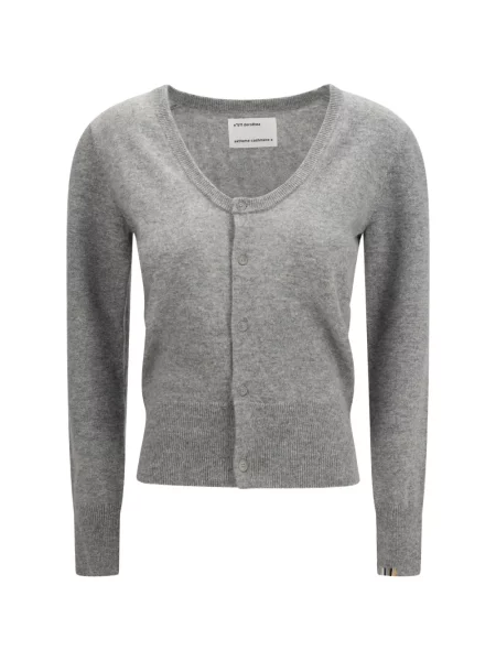 Cardigan Extreme Cashmere din cașmir gri