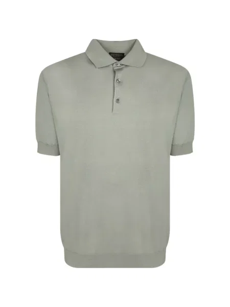 Scurt tricou polo Dell'oglio verde