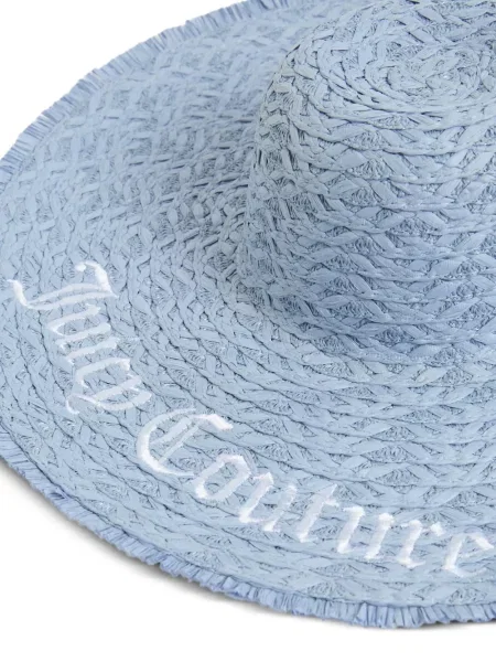 Čepice Juicy Couture s autogramem modrý