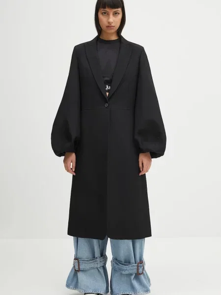 JW Anderson palton Balloon Sleeve de tranzitie negru