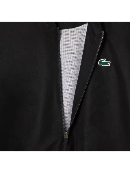 Lacoste Dres Regular Fit Z Długim Rękawem I Blokami Kolorów W Kolorze Czarnym czarny