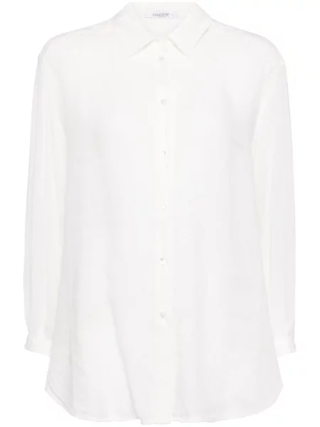 Lniana koszula Transit biała