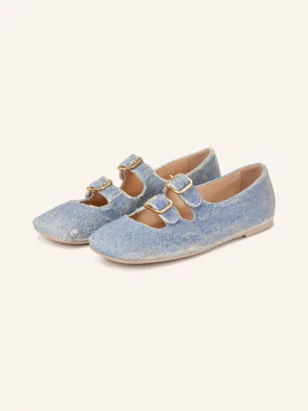Agl Baleriny Mary Jane Ceramic blau