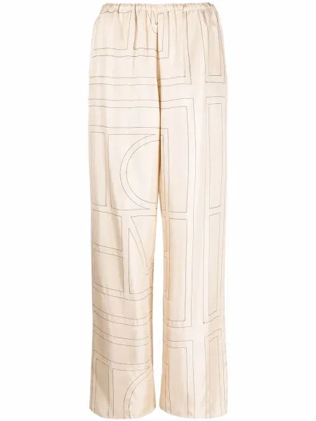 Pantaloni Toteme de mătase