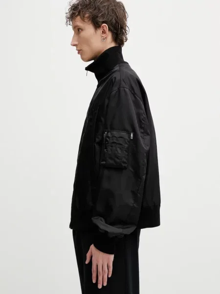 Kurtka bomber Mm6 Maison Margiela czarny