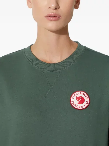 Top Fjallraven cu decolteu în U verde