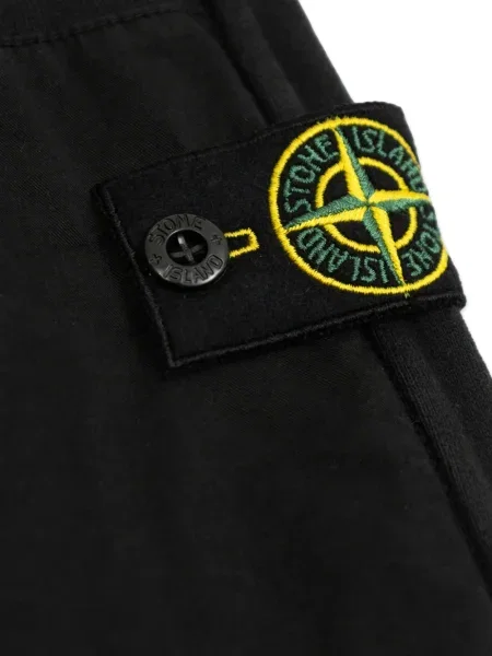 Spodnie dziecięce Stone Island czarne
