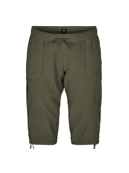Zizzi Pantaloni Jeasy' kaki