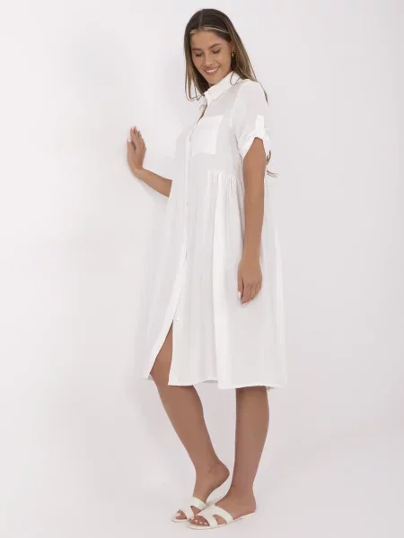 Rochie Italy Moda alb