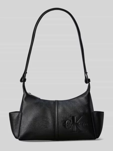 Calvin Klein torebka crossbody z imitacji skóry czarna