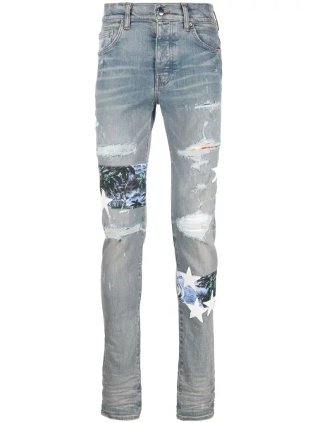 Blugi skinny Amiri skinny fit albastru