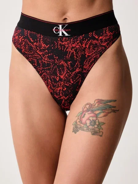 Calvin Klein Underwear tangá dámske čierna