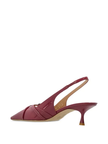 Pantofi cu toc Stuart Weitzman slingback roșu