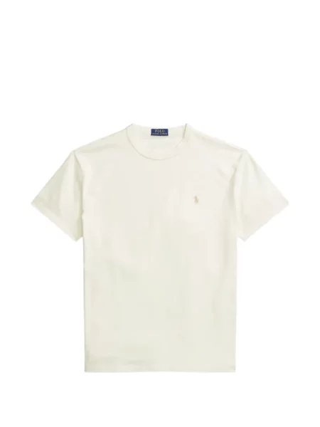 Tricou polo Polo Ralph Lauren cu glugă cu blană cu broderie roșu