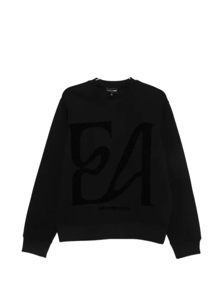 Lung hanorac Emporio Armani negru