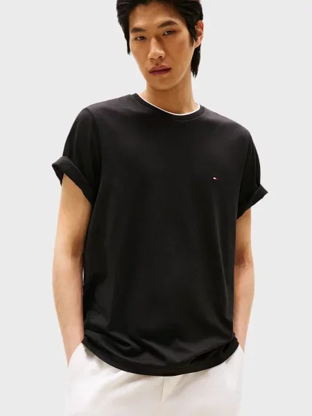 Футболка Tommy Hilfiger из модала черная