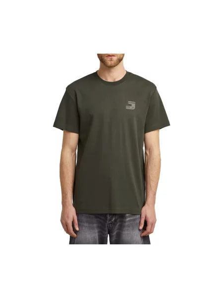 Tricou G-star cu autograf verde