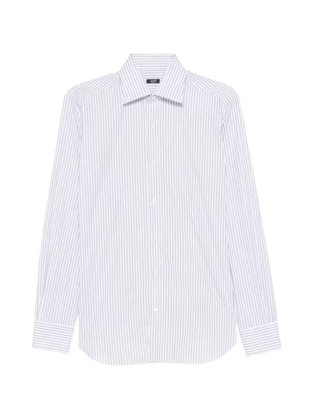 Pruhovaná košile Barba bílá