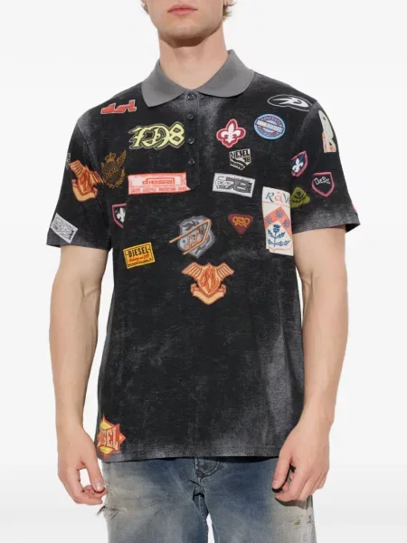 Tricou polo Diesel negru