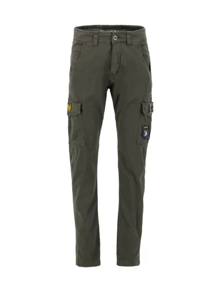 ALPHA INDUSTRIES Cargo nadrágok tengerészkék / sárga / szürke / khaki zöld