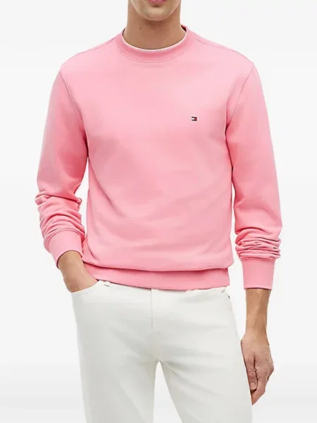 Hanorac Tommy Hilfiger cu autograf roz