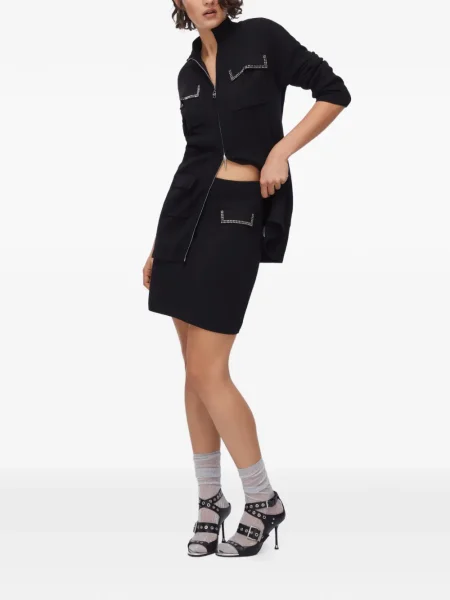 Fusta mini Liu Jo tricotate negru