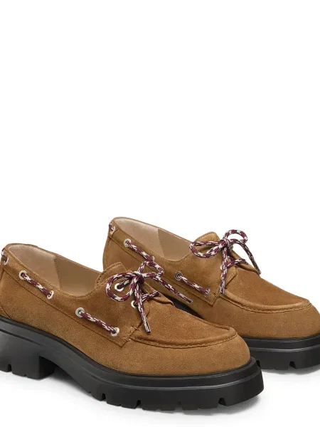 Pantofi loafer Stuart Weitzman maro