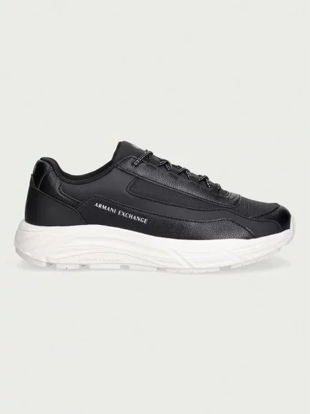 Sneakerși Armani Exchange negru