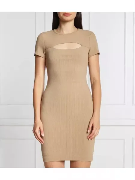 GUESS Rochie ES SS LANA DRESS bej