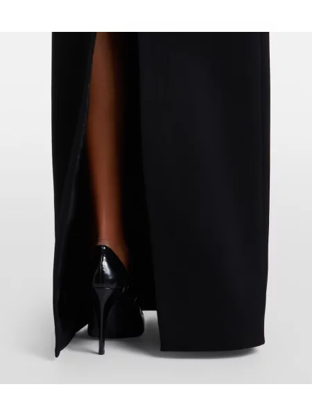 Rochie David Koma de catifea negru
