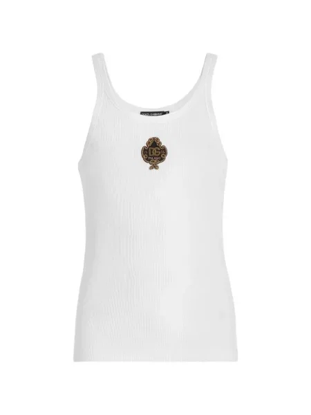 Cămașă Dolce & Gabbana din jerseu alb