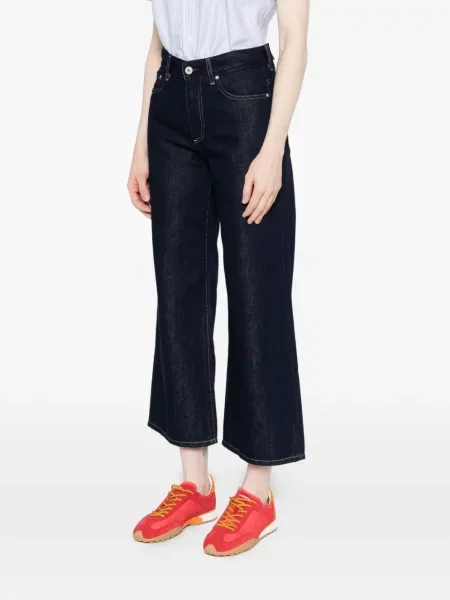 Blugi Ag Jeans cu picior lat albastru