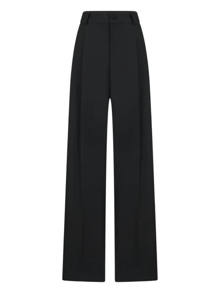 Pantaloni Amen plisate negru
