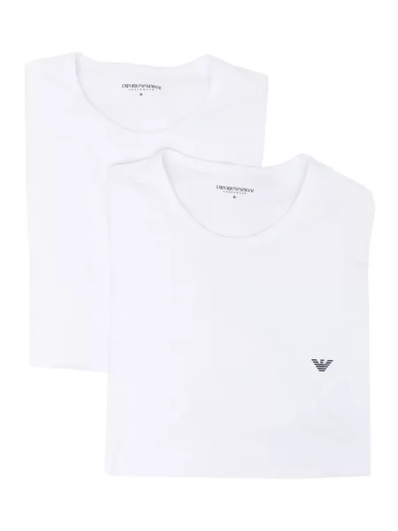 Tricou Emporio Armani cu imagine alb