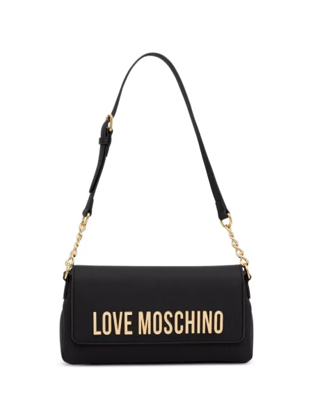 Colier Love Moschino cu autograf negru