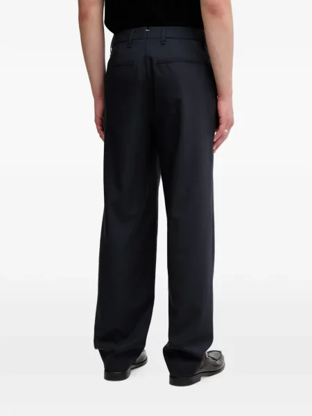 Pantaloni Rag & Bone de lână albastru