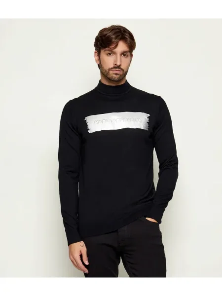 Karl Lagerfeld de lână pulover negru