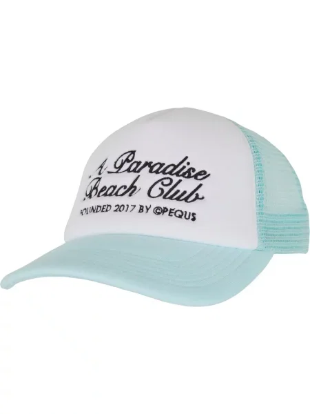 Pequs Sapkák A Paradise Beach Club égkék / fekete fehér