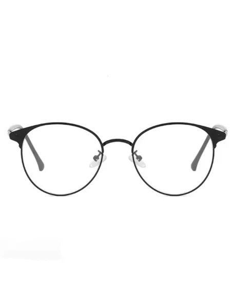 VEYREY Sončna očala VeyRey Blaulicht blockierende Brille Gouro Oválné Klar gläser Schwarz' črna