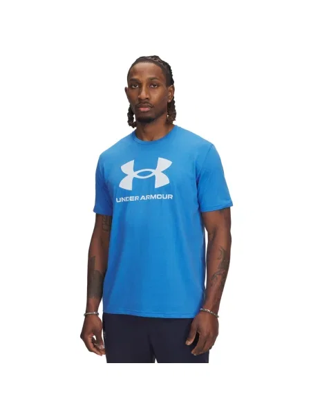 UNDER ARMOUR koszulka z krótkim rękawem Logo Update SS S niebieska