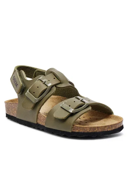 Sandále Geox khaki