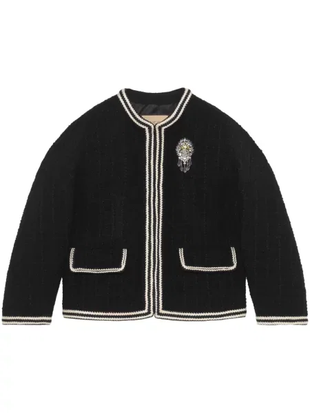 Geacă Gucci din tweed negru
