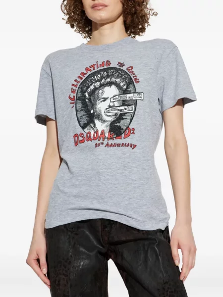 Tricou Dsquared2 gri