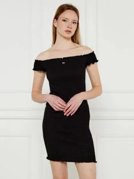 Tommy Jeans Rochie negru