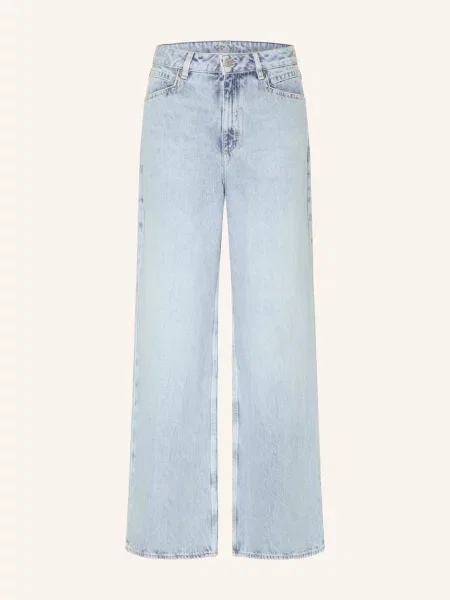 Boss Široké Džíny The Emma light/pastel blue modré
