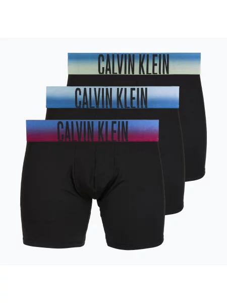 Boxeri pentru bărbați Calvin Klein Boxer Brief blck bodies w/ plein air psdn blue albastru